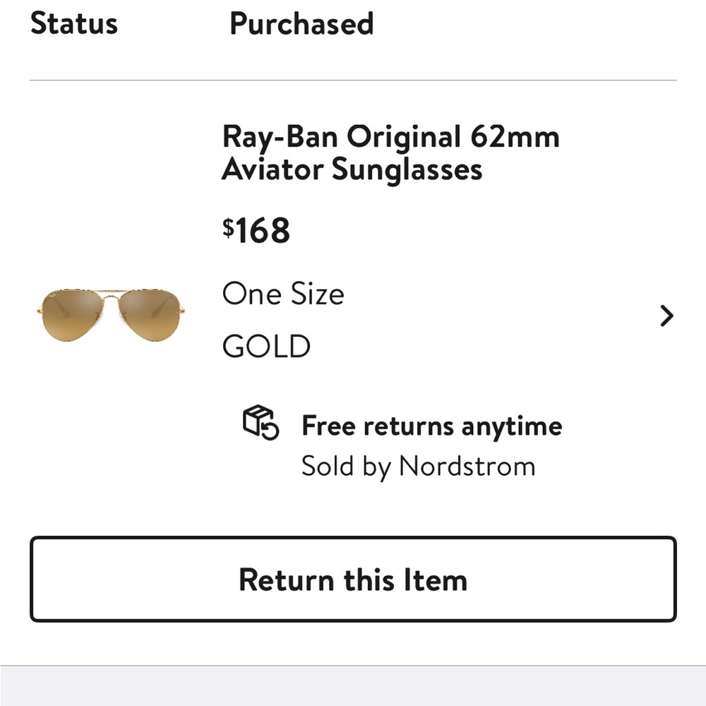 Authentic Ray-Ban Aviator Sunglasses - Picture 10 of 11